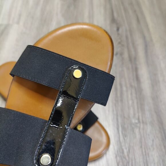 Italian Shoe Maker Slip On Stretch Band Sandals - Picture 13 of 13